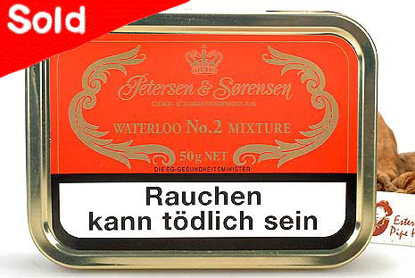 Petersen & Srensen Waterloo No. 2 Pipe tobacco 50g Tin